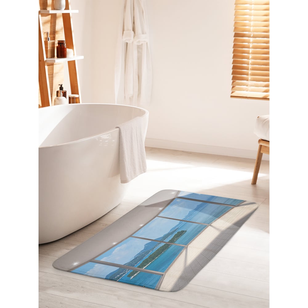 Изображение товара Коврик для ванной комнаты противоскользящий 60х100 см JOYARTY Шикарный вид