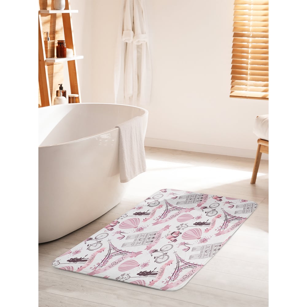 Изображение товара Коврик для ванной комнаты противоскользящий JOYARTY 60x100 см