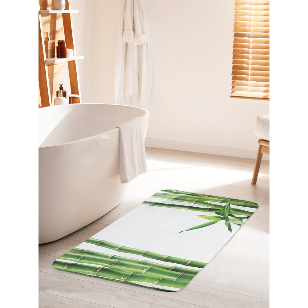 Изображение товара Коврик для ванной комнаты противоскользящий JOYARTY 60х100 см Бамбуковая фантазия