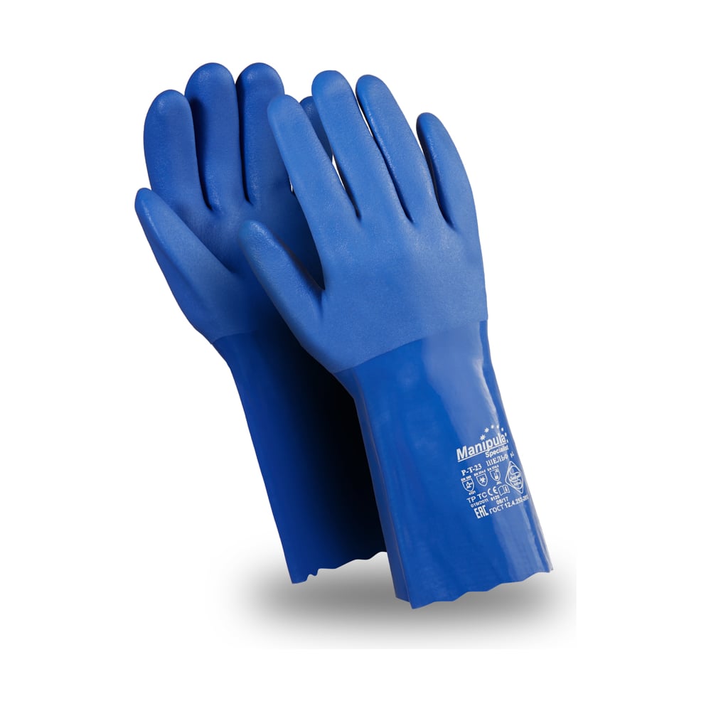 Перчатки Manipula Specialist, размер L, цвет синий ПЕР 630/L ШЕЛЬФ P-T-23 - фото 1