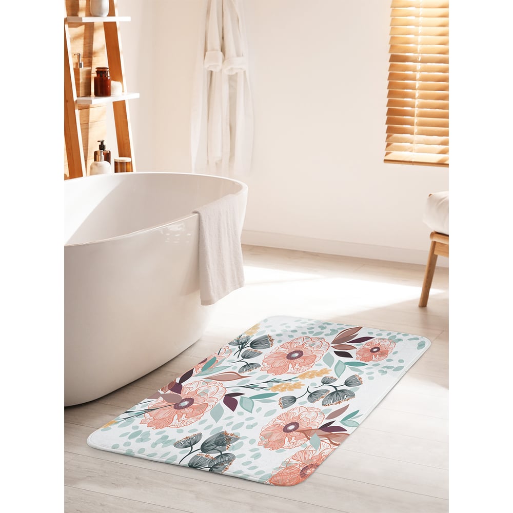 Изображение товара Коврик для ванной комнаты и туалета противоскользящий JOYARTY 60х100 см