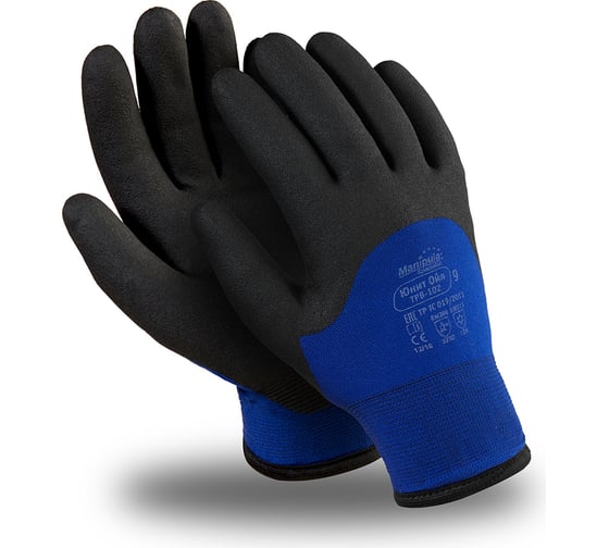 Изображение товара Перчатки ЮНИТ ОЙЛ, WG-782, нейлон + НРТ 3/4 размер 9 Manipula Specialist Пер 713/9