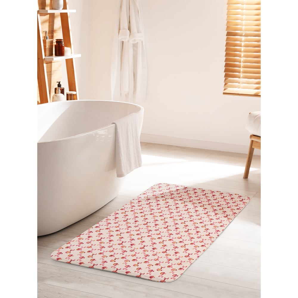 Изображение товара Коврик для ванной комнаты и туалета JOYARTY "Модные пудели" 60x100 см