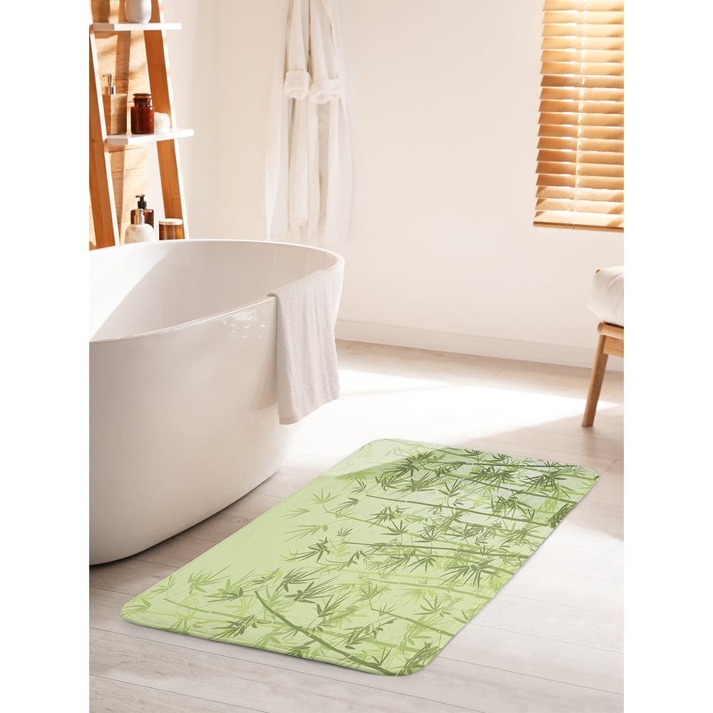 Изображение товара Коврик для ванной комнаты и туалета противоскользящий JOYARTY 60х100 см Бамбуковая роща