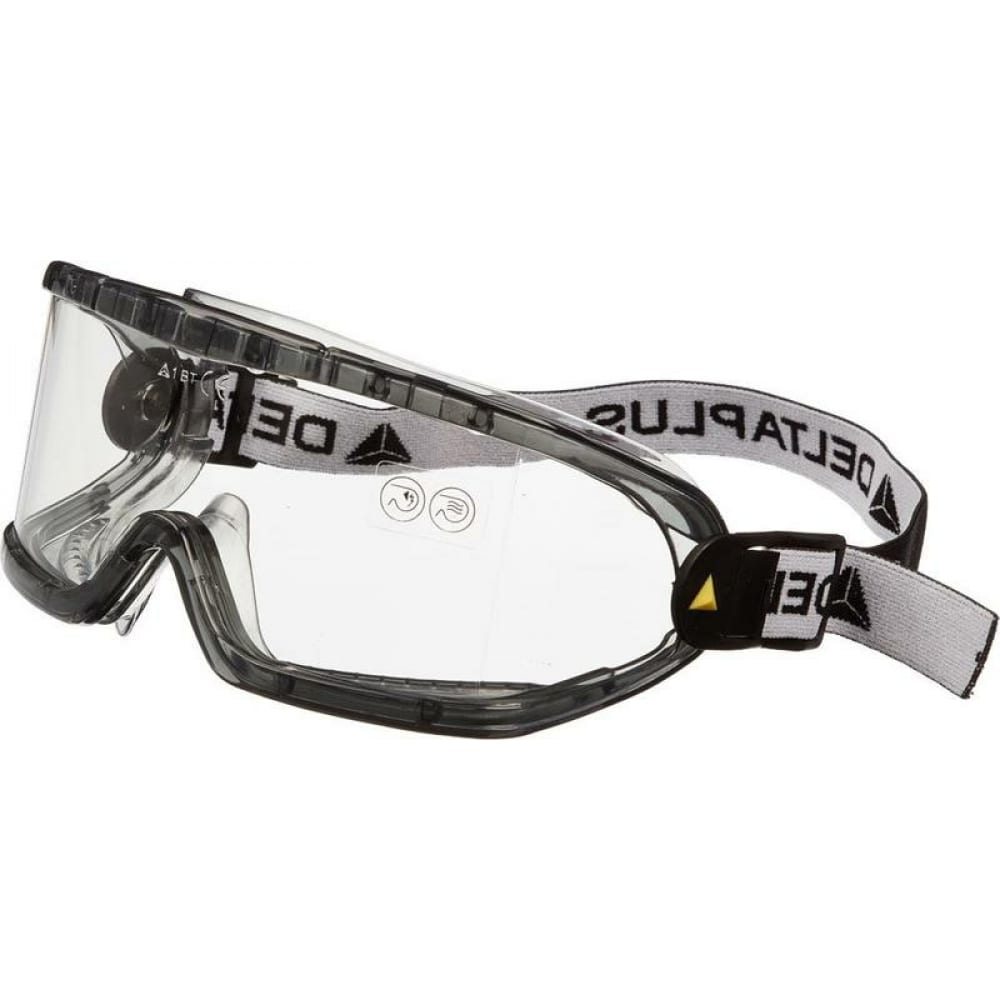 Закрытые защитные прозрачные очки Delta Plus очки защитные закрытые krafter panorama 21140lm прозрачные
