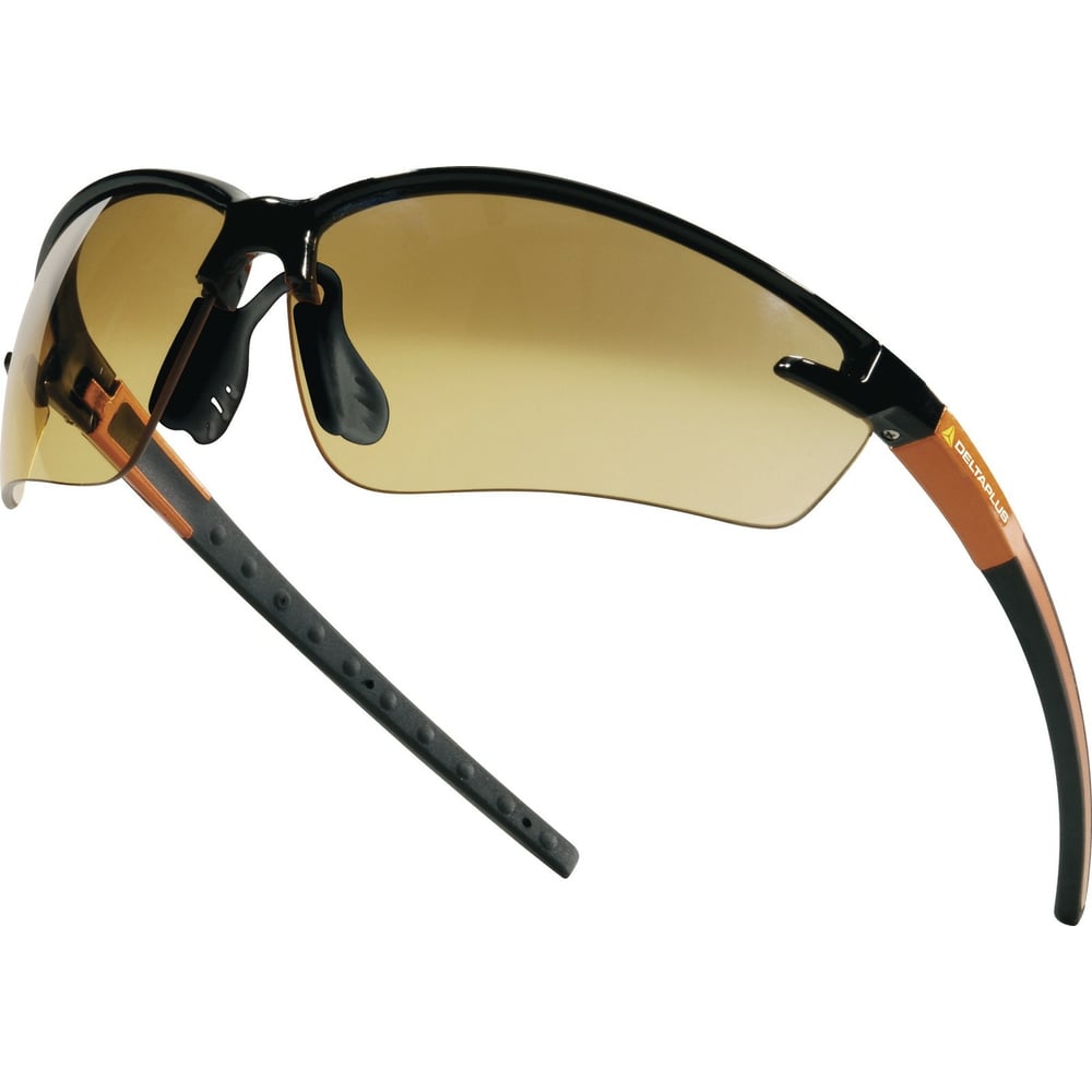 Защитные очки delta plus fuji2 с градиентной оранжевой линзой fuji2noor - фото 1