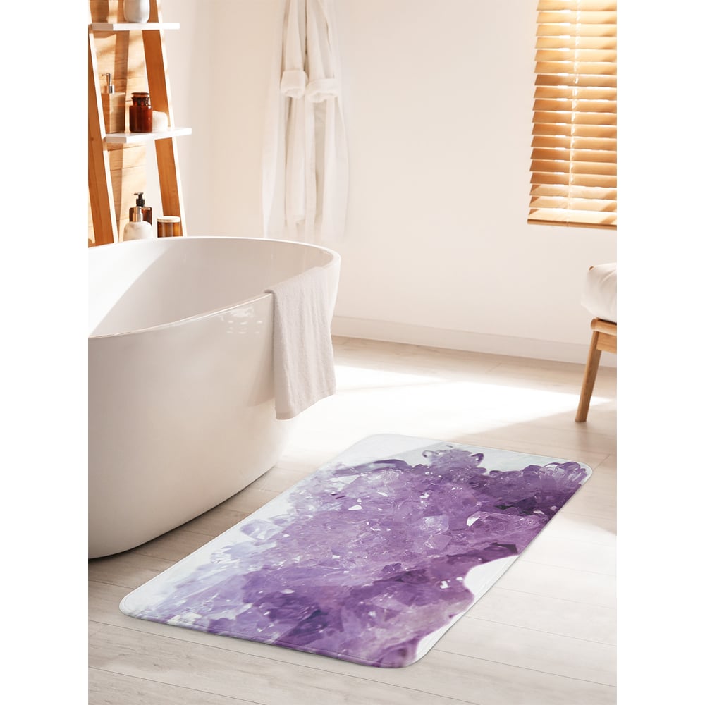 Изображение товара Коврик для ванной комнаты противоскользящий JOYARTY 60х100 см "Кристаллический самоцвет"