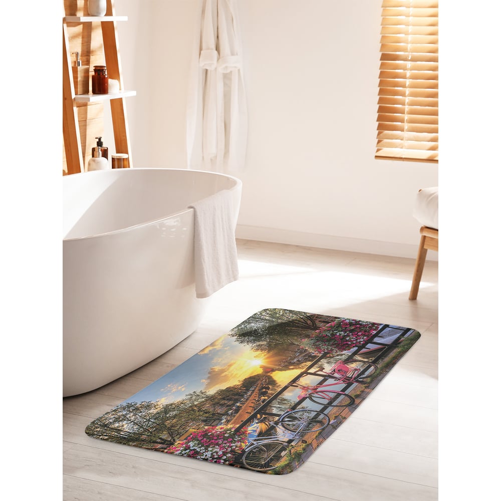 Изображение товара Коврик для ванной комнаты противоскользящий JoyArty 60х100 см яркий дизайн
