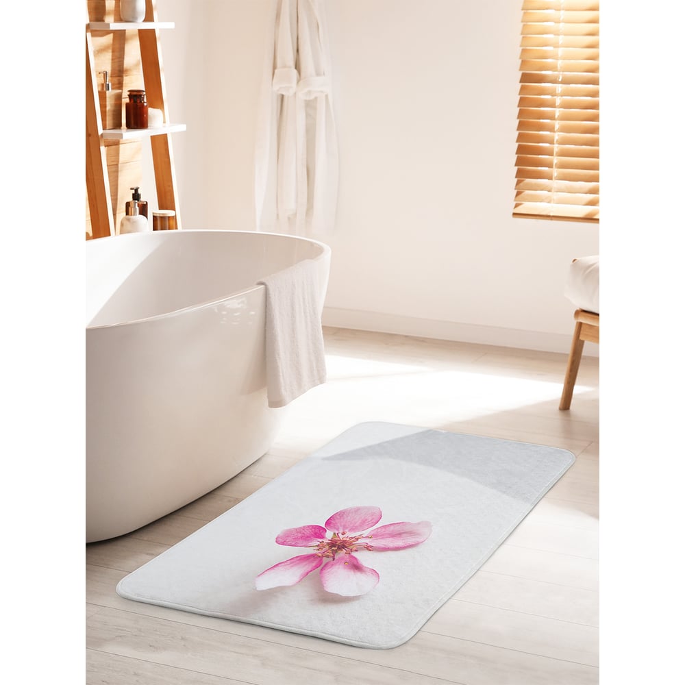 Изображение товара Коврик для ванной комнаты противоскользящий JOYARTY "Соцветие сакуры" 60х100 см