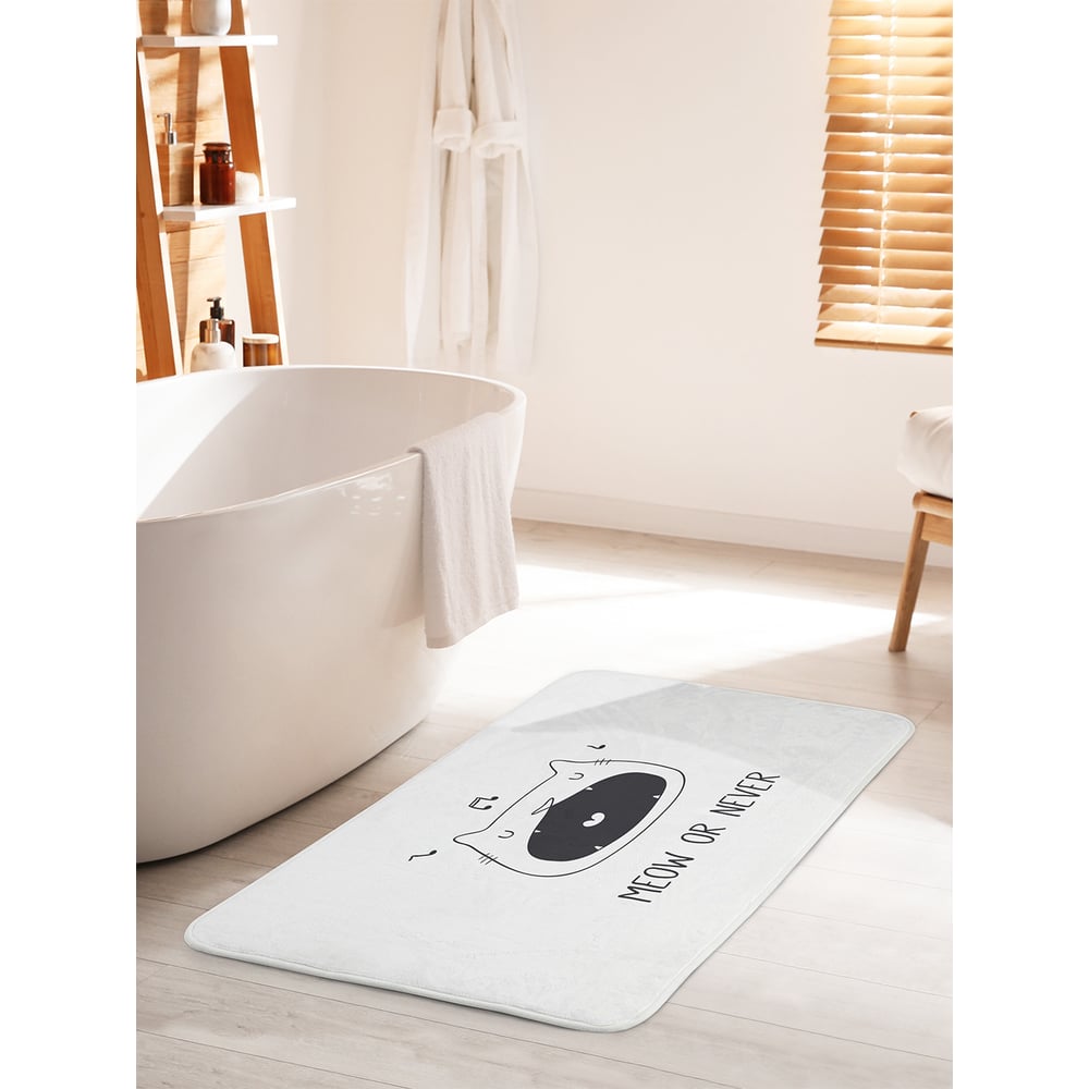 Изображение товара Коврик для ванной JOYARTY Музыкальный кот 60x100 см противоскользящий