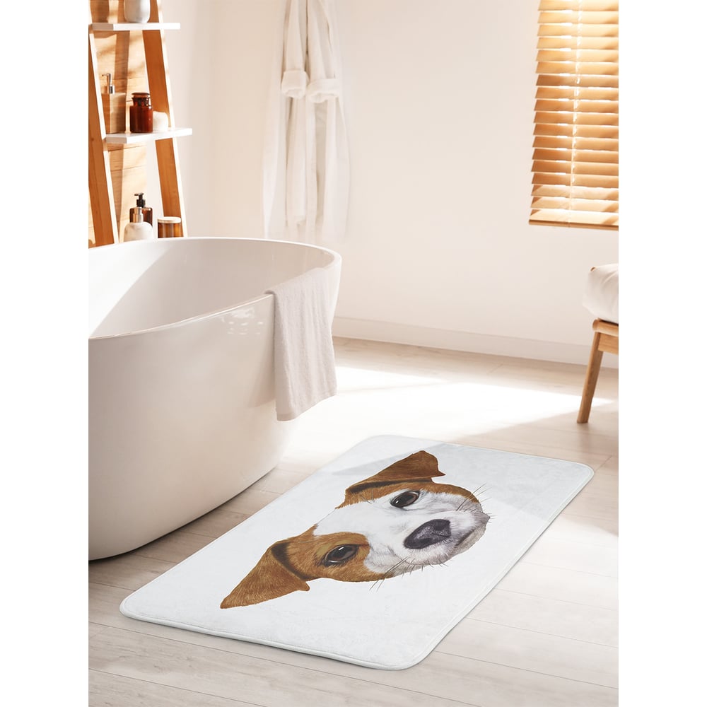 Изображение товара Коврик для ванной комнаты и туалета противоскользящий JOYARTY "Милый терьер" 60х100 см bath_84059_60x100 Изображение товара Коврик для ванной комнаты и туалета противоскользящий JOYARTY "Милый терьер" 60х100 см bath_84059_60x100