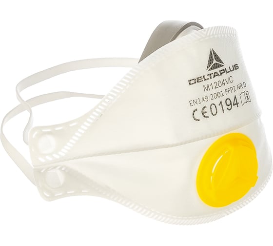 Изображение товара Респираторная четырёхпанельная маска Delta Plus FFP2 10 шт. M1204VC