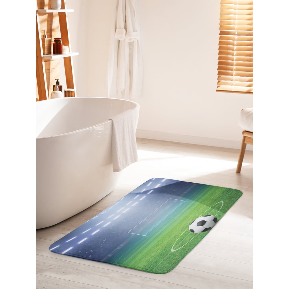 Изображение товара Противоскользящий коврик для ванной комнаты 60х100 см JOYARTY В ожидании матча