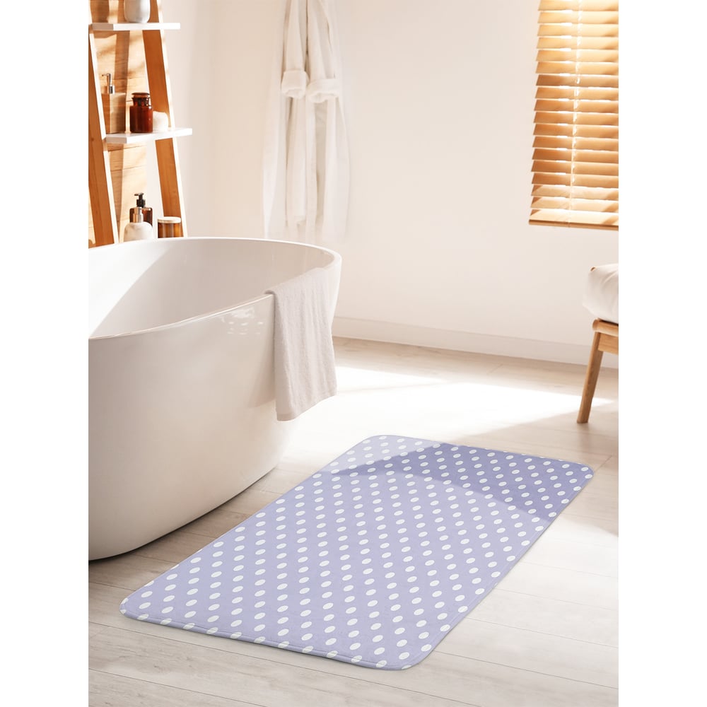 Изображение товара Противоскользящий коврик для ванной комнаты JOYARTY 60х100 см антискользящий велсофт