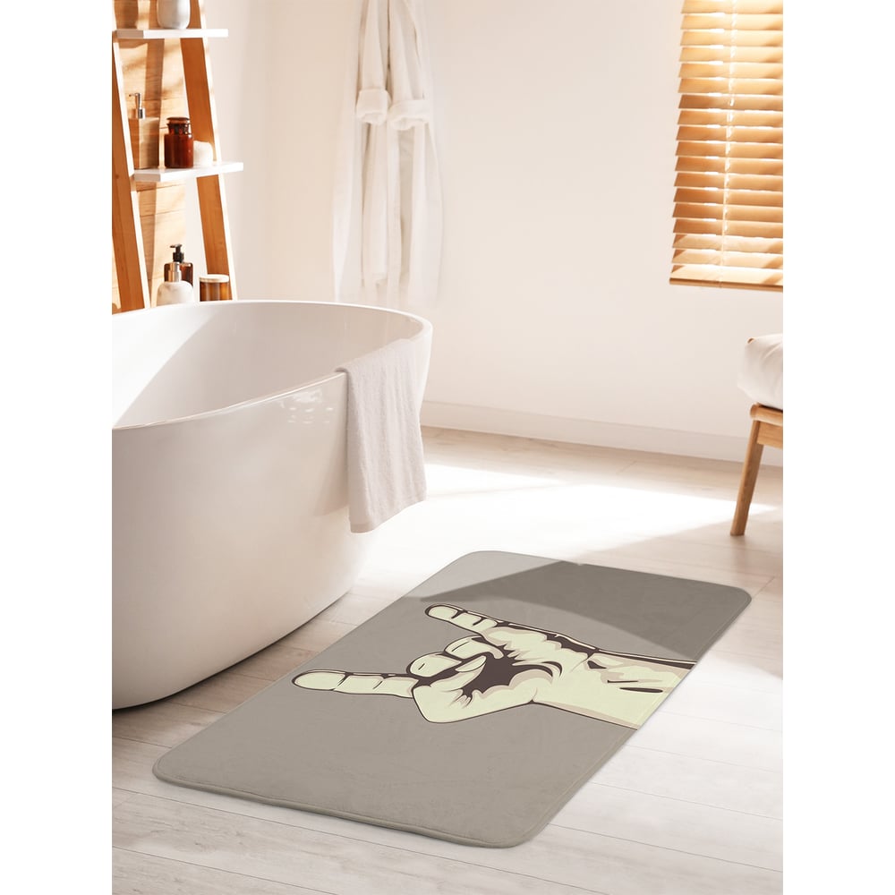 Изображение товара Коврик для ванной комнаты противоскользящий JOYARTY 60х100 см