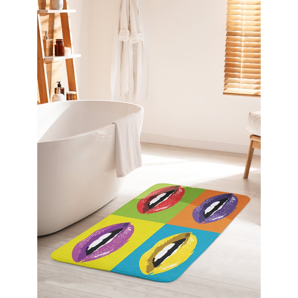 Изображение товара Коврик для ванной комнаты и туалета противоскользящий JOYARTY 60х100 см