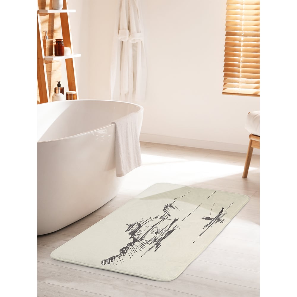 Изображение товара Коврик для ванной комнаты и туалета противоскользящий JOYARTY 60х100 см Пейзаж
