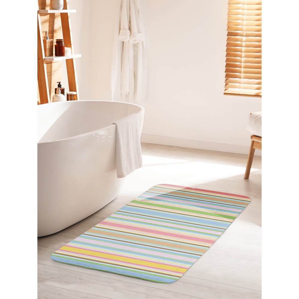 Изображение товара Противоскользящий коврик для ванной JOYARTY 60x100 см яркий для безопасного использования