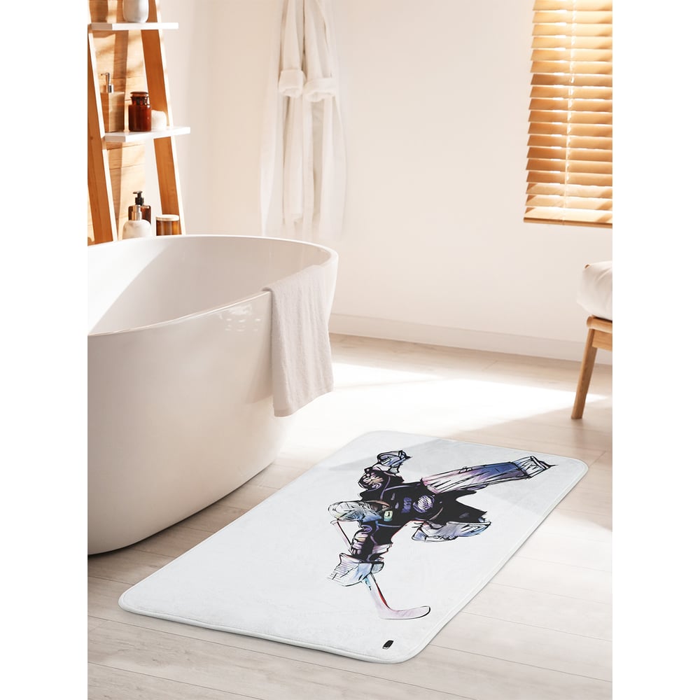 Изображение товара Коврик для ванной комнаты противоскользящий JOYARTY Голкипер 60x100 см