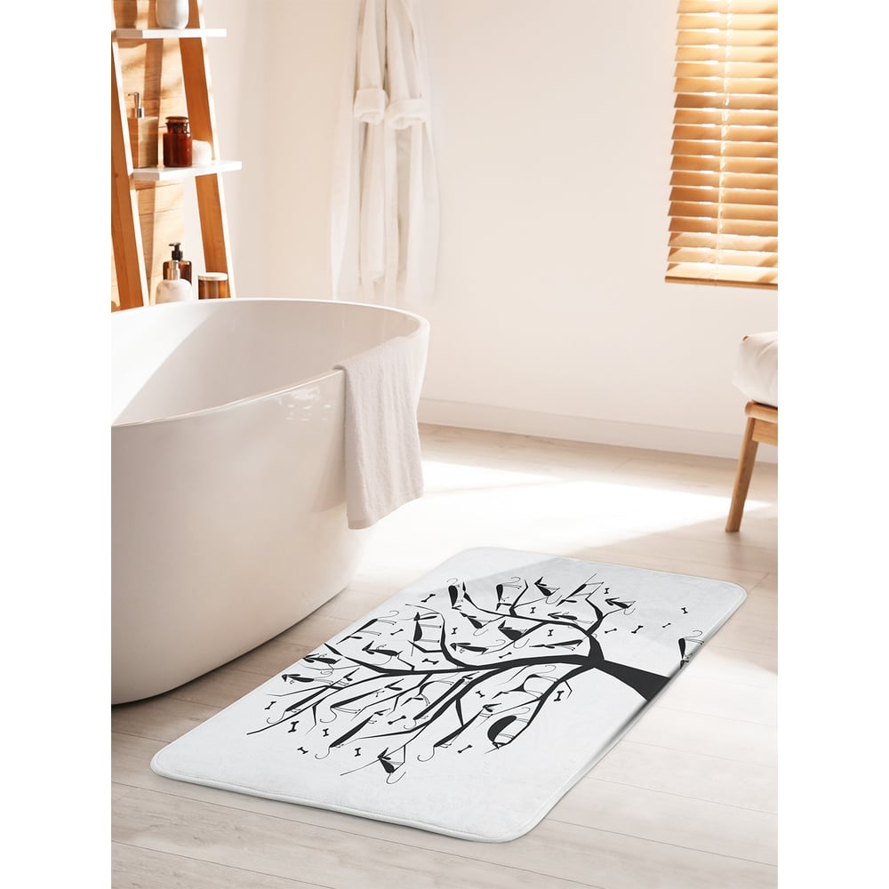 Изображение товара Коврик для ванной комнаты и туалета JOYARTY Таксы на дереве 60х100 см