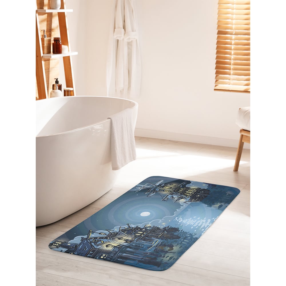 Изображение товара Коврик для ванной комнаты противоскользящий JOYARTY 60х100 см Венеция