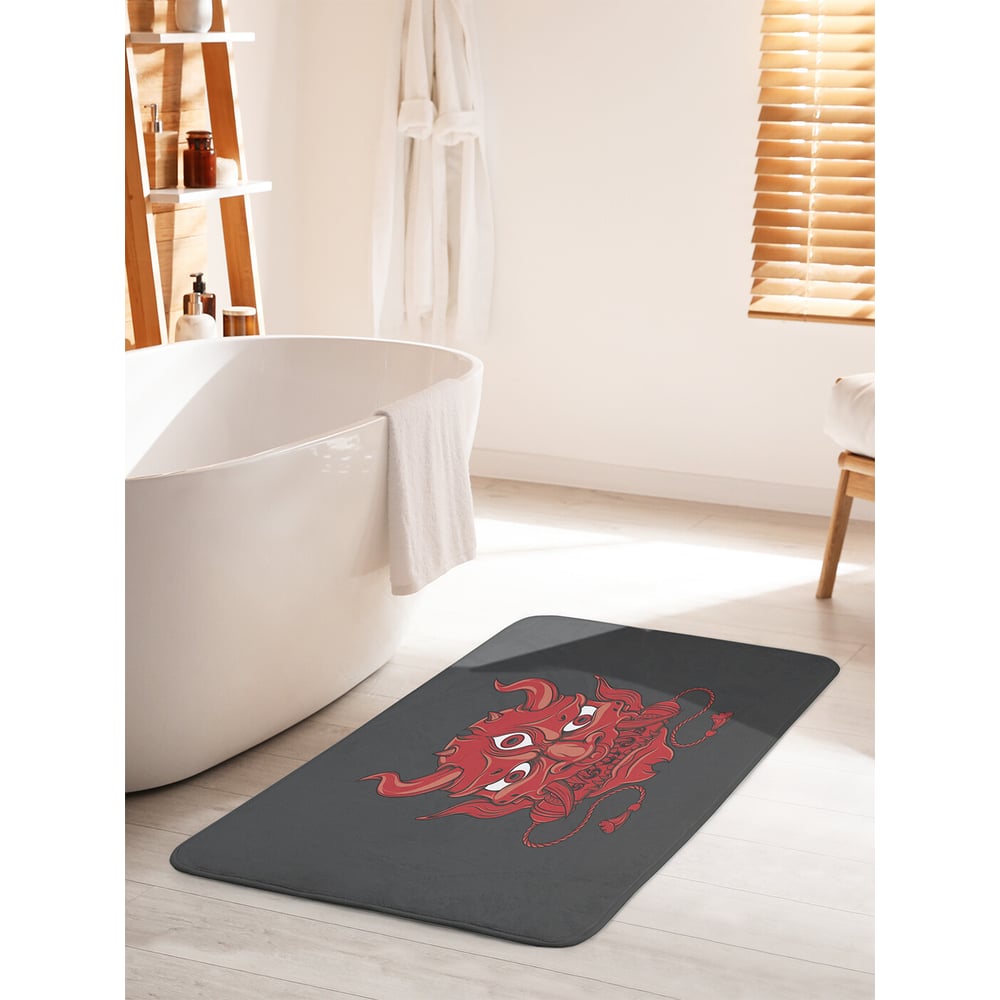 Изображение товара Коврик для ванной комнаты и туалета противоскользящий JOYARTY Ёкай 60х100 см