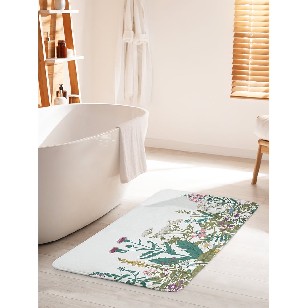 Изображение товара Противоскользящий коврик для ванной комнаты JOYARTY 60х100 см, безопасный и мягкий