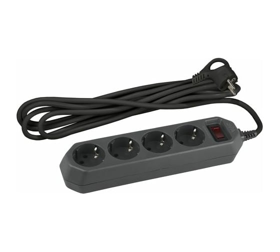 Изображение товара Сетевой фильтр ЭРА USF-M-4es-1.5m-B черный Б0019740