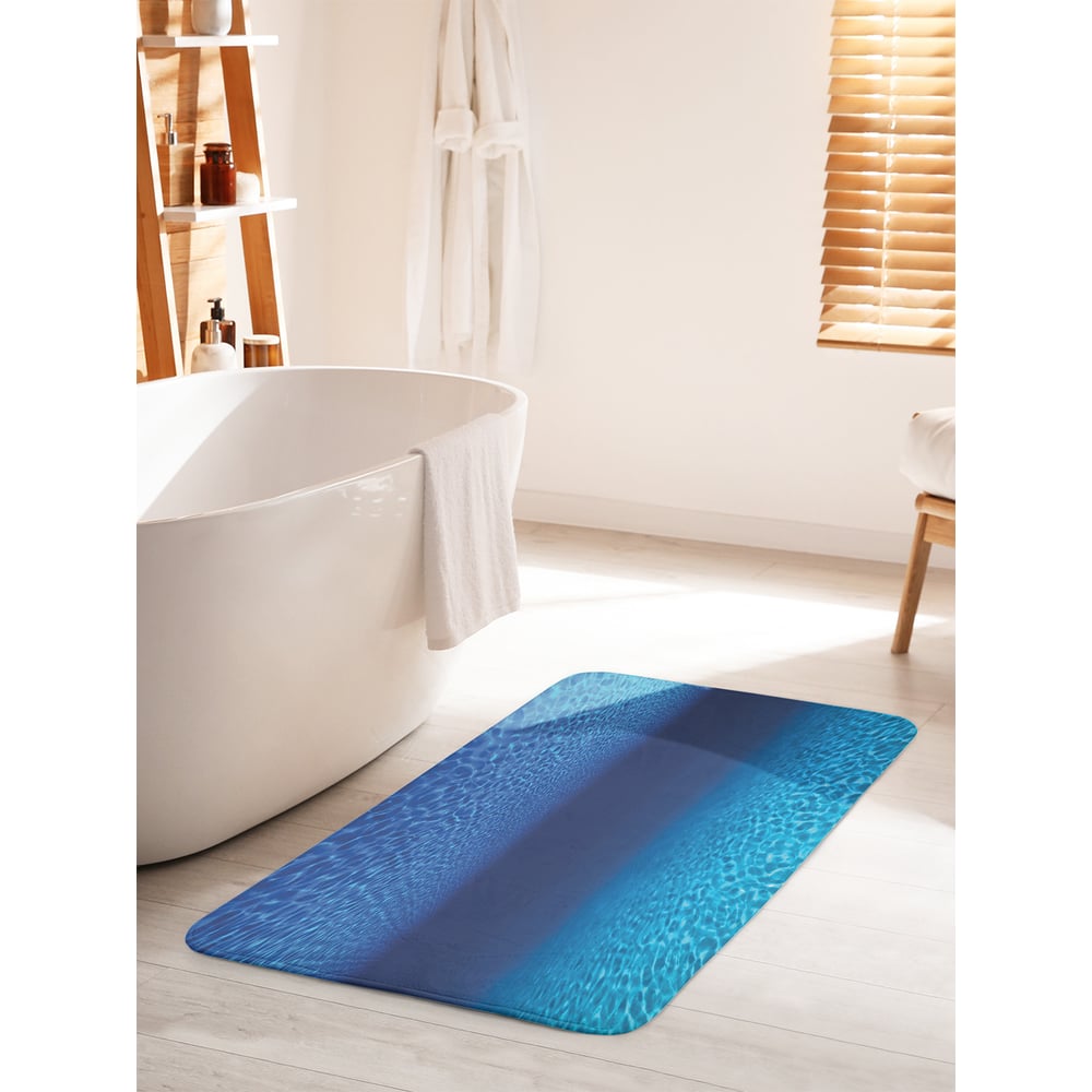 Изображение товара Коврик для ванной комнаты и туалета противоскользящий JOYARTY 60х100 см прозрачное дно