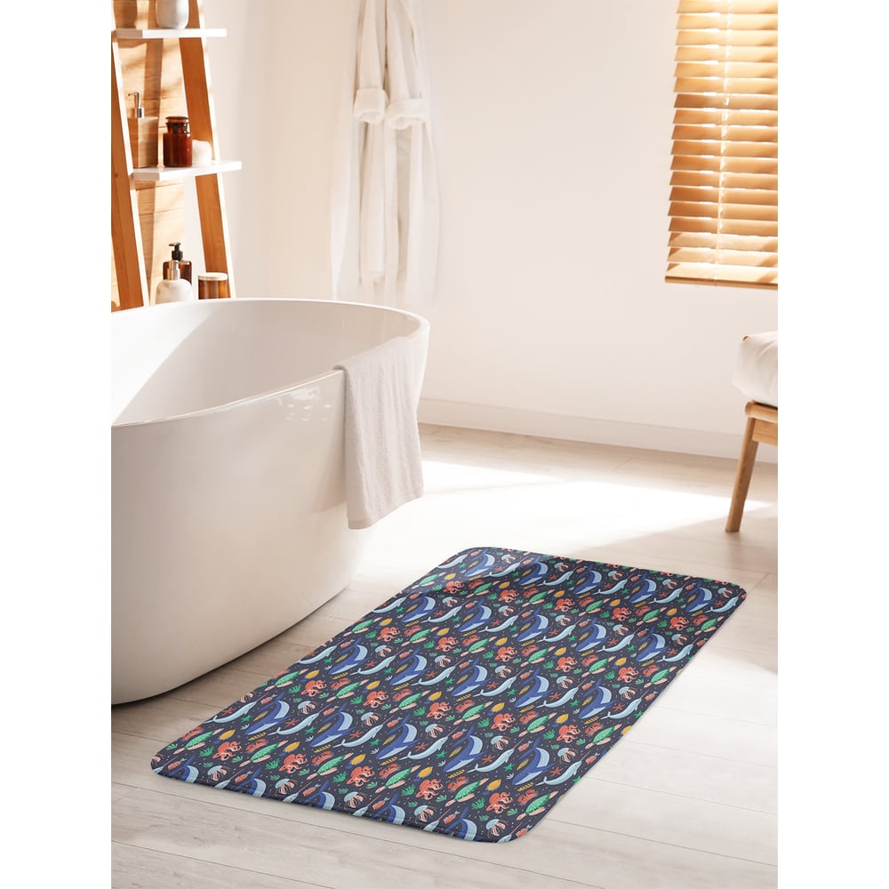Изображение товара Коврик для ванной комнаты и туалета противоскользящий JOYARTY 60х100 см