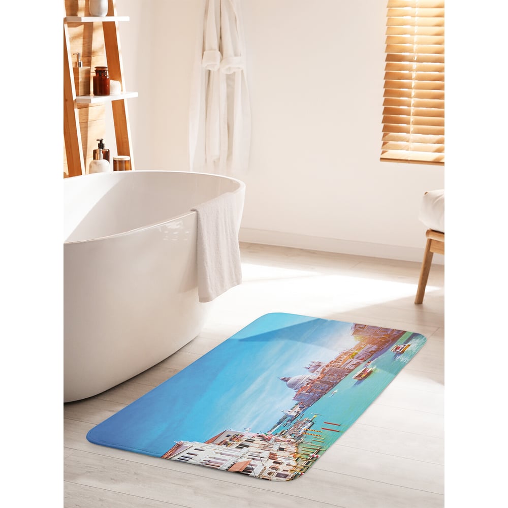 Изображение товара Противоскользящий коврик для ванной JOYARTY Воды Венеции 60х100 см