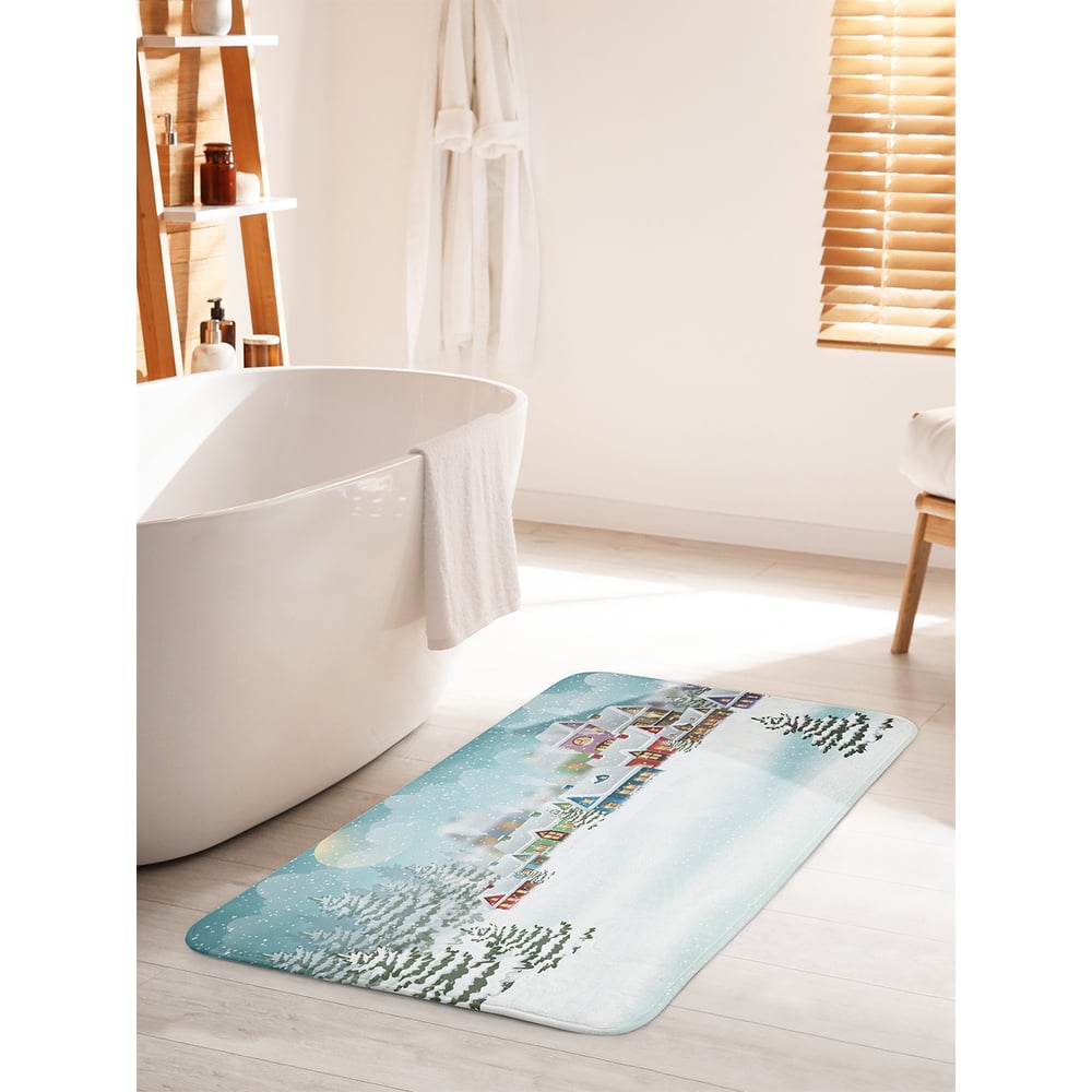 Изображение товара Коврик для ванной комнаты и туалета противоскользящий JOYARTY 60х100 см