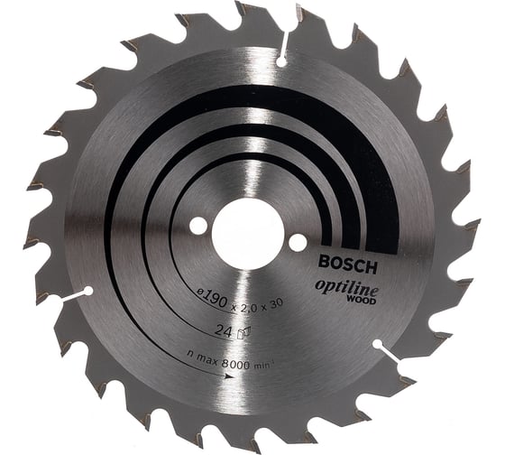 Изображение товара Диск пильный по древесине 190х30 мм Bosch 2.608.641.185