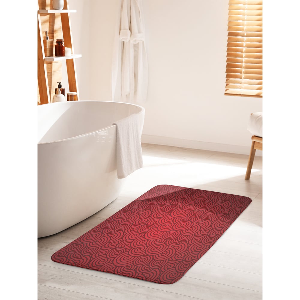 Изображение товара Коврик для ванной комнаты противоскользящий JOYARTY Спиральное полотно 60х100 см