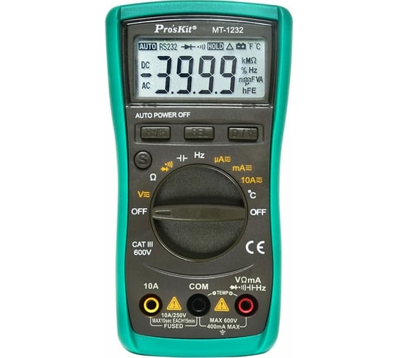 Изображение товара Мультиметр Pro'sKit ProsKit MT-1232 00272832