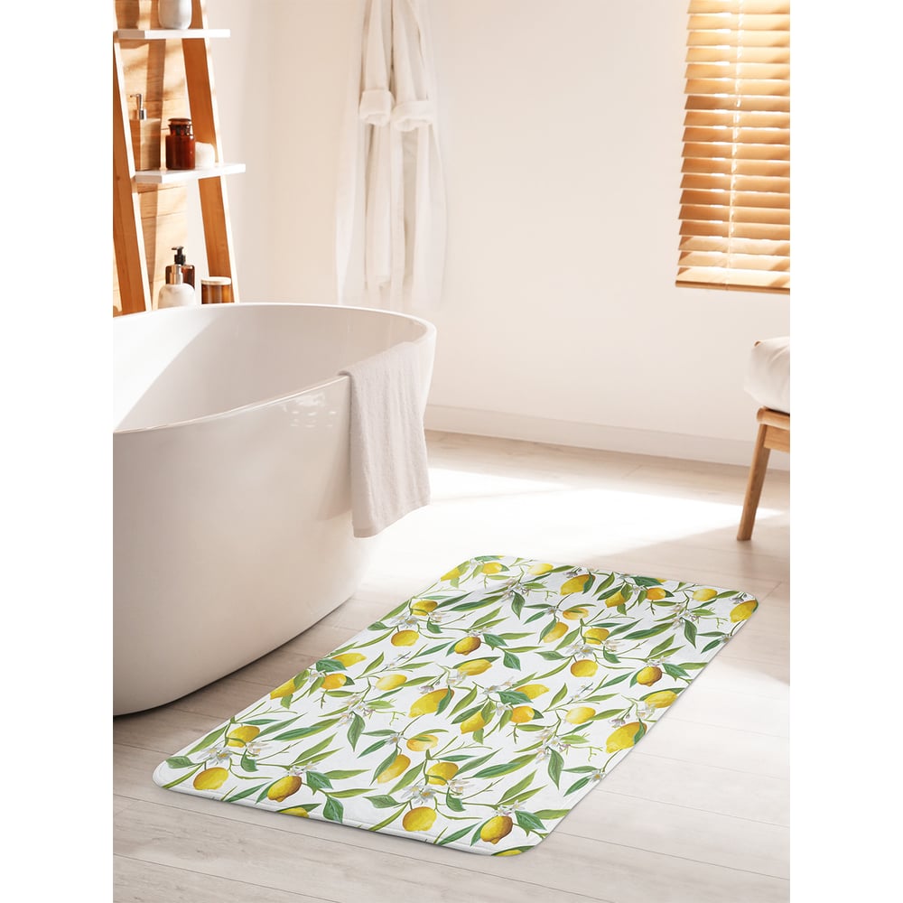 Изображение товара Коврик для ванной комнаты противоскользящий JOYARTY 60x100 см яркий дизайн