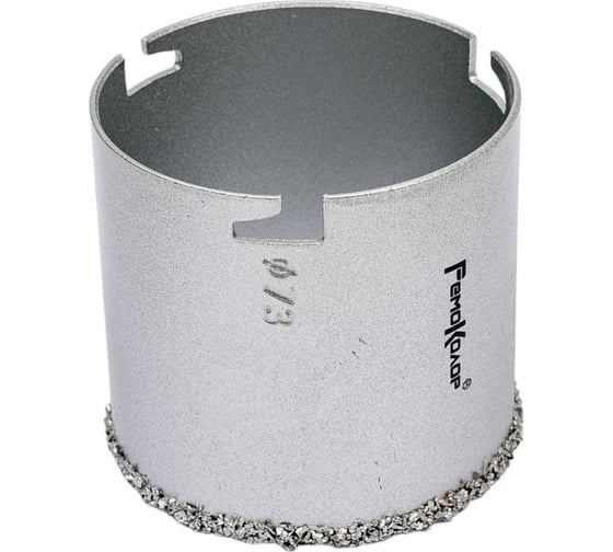 Изображение товара Кольцевая коронка по керамической плитке с карбидным напылением, 73 мм РемоКолор 36-8-073
