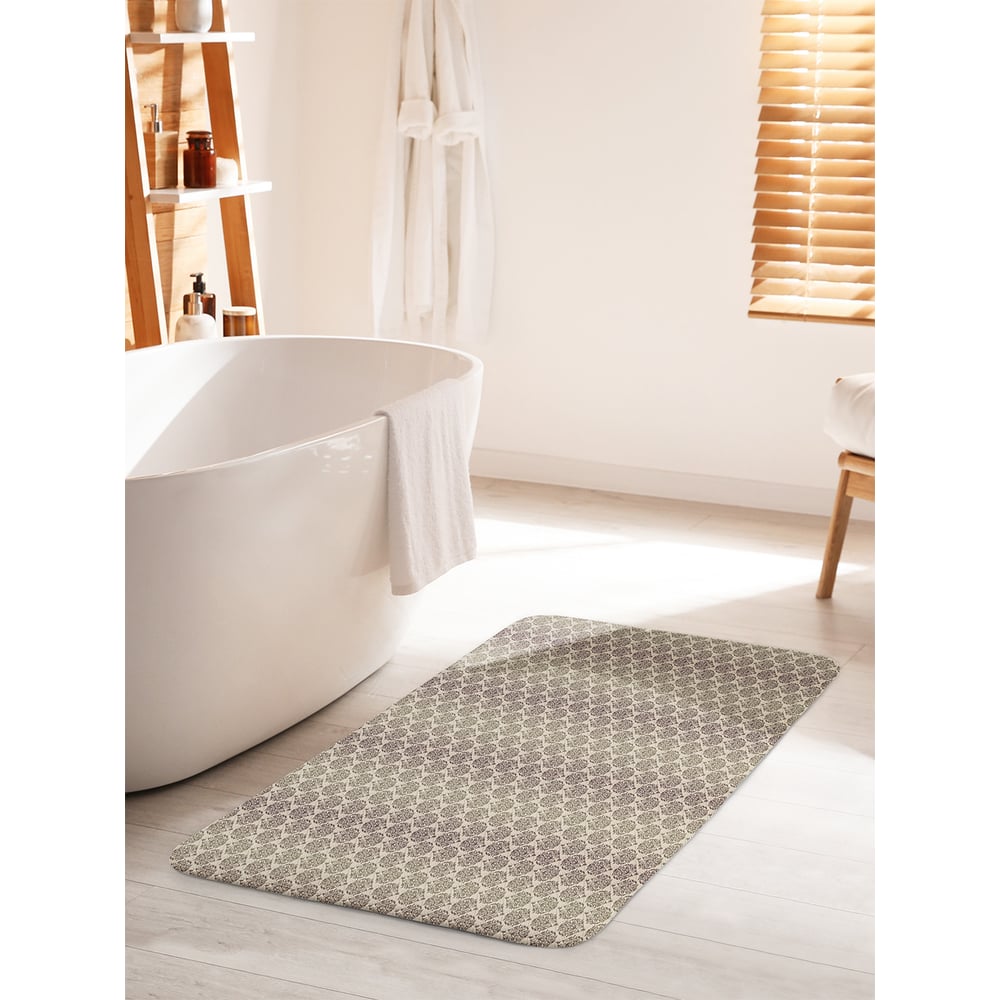 Изображение товара Коврик для ванной комнаты и туалета противоскользящий JOYARTY Винтажное барокко 60х100 см