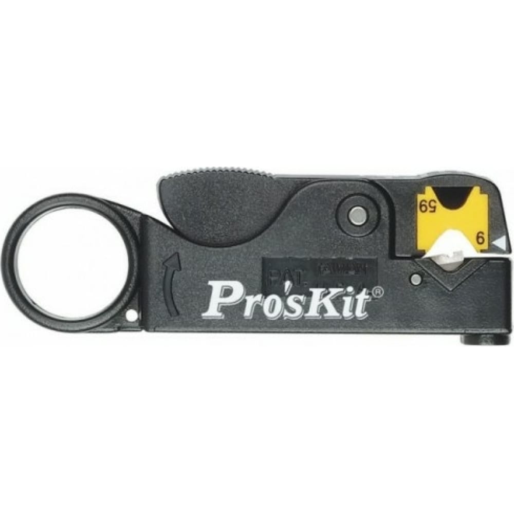 Инструмент для зачистки ВЧ-кабеля ProsKit инструмент для зачистки проводов utp stp proskit