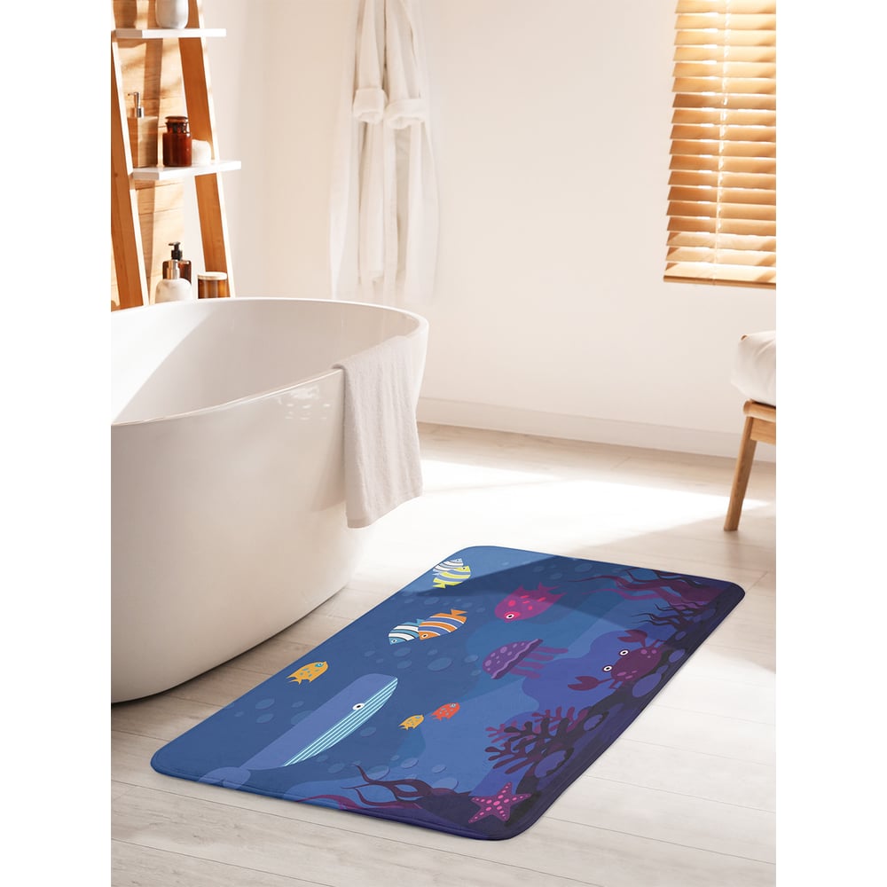 Изображение товара Коврик для ванной комнаты и туалета противоскользящий JOYARTY 60х100 см