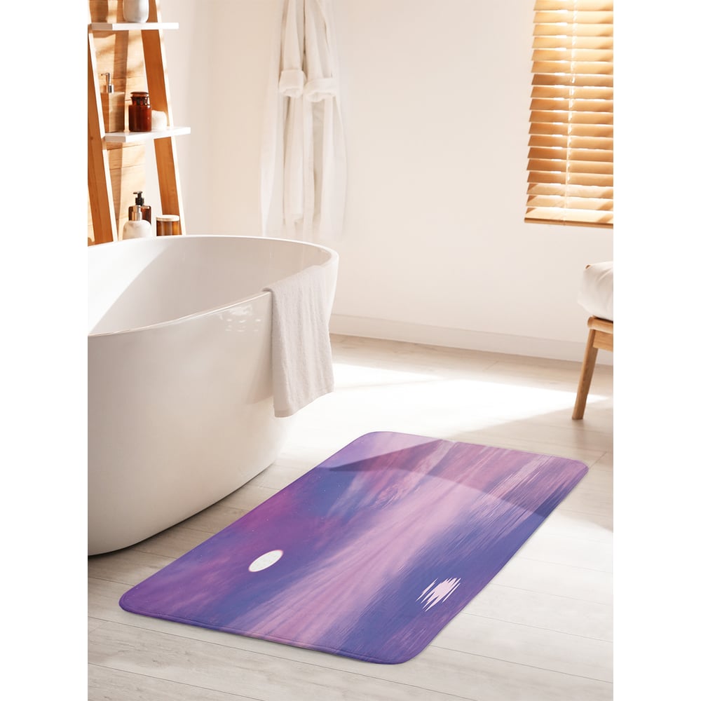 Изображение товара Коврик для ванной комнаты противоскользящий JOYARTY 60х100 см отражение полнолуния