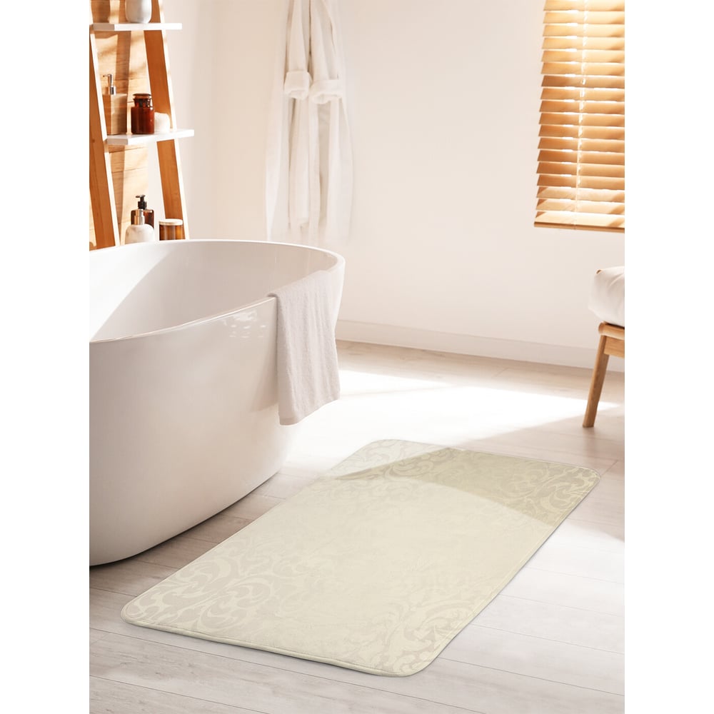 Изображение товара Коврик для ванной комнаты и туалета противоскользящий JOYARTY Богемный атлас 60х100 см