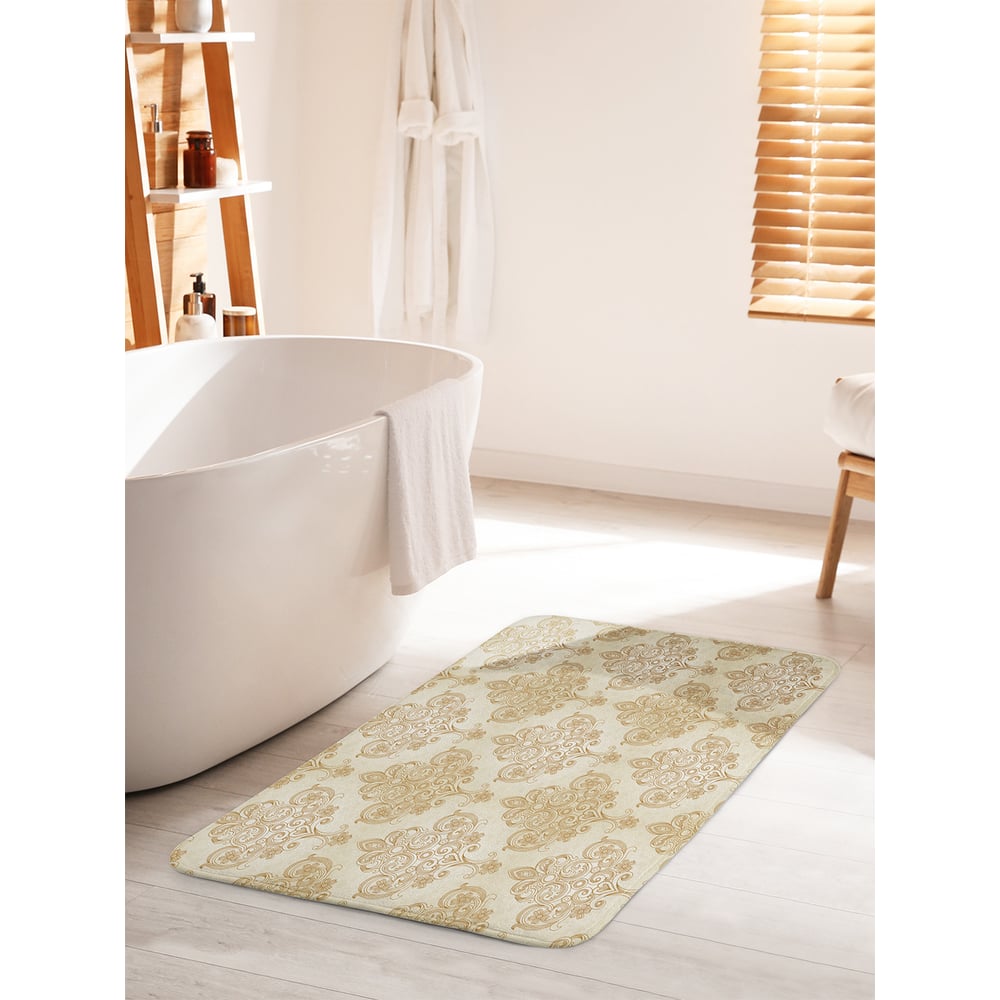 Изображение товара Коврик для ванной комнаты и туалета JOYARTY Орнамент ампир 60х100 см противоскользящий