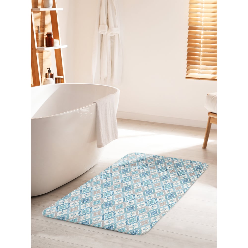 Изображение товара Коврик для ванной комнаты противоскользящий JOYARTY 60x100 см мозаика