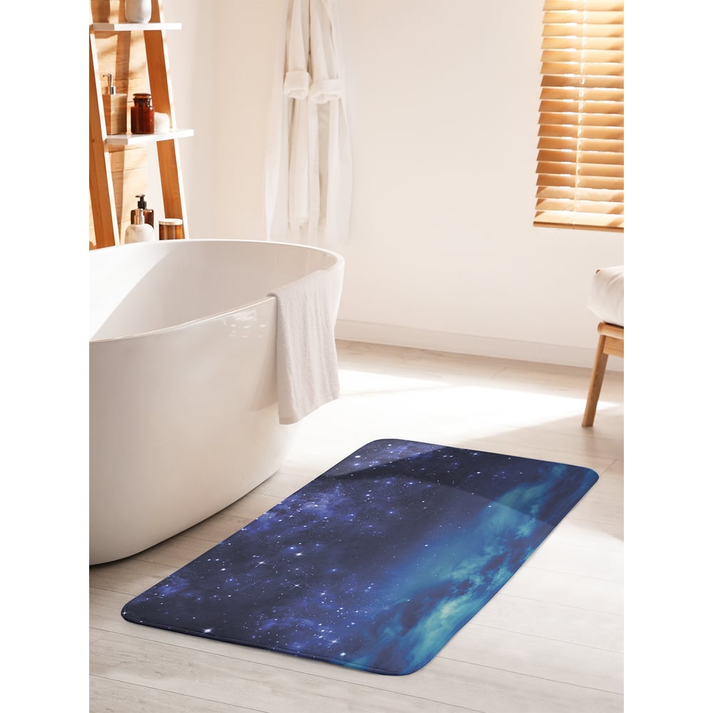 Изображение товара Коврик для ванной комнаты JOYARTY Звездный космос 60x100 см противоскользящий