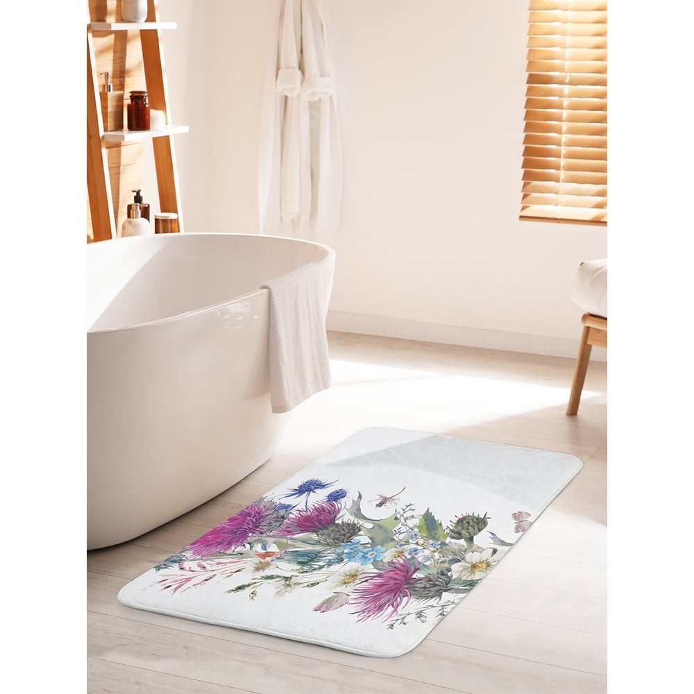 Изображение товара Коврик для ванной комнаты и туалета JOYARTY 60х100 см противоскользящий