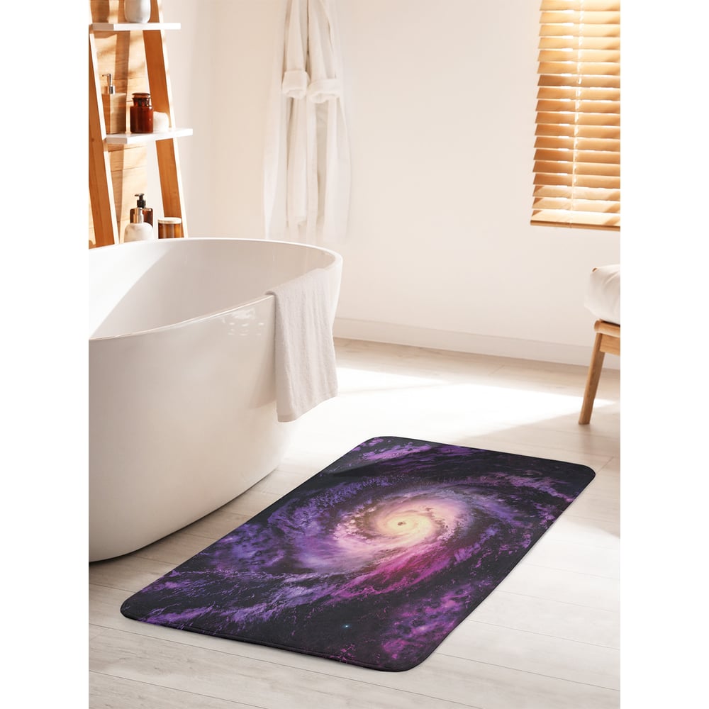 Изображение товара Коврик для ванной комнаты JOYARTY Космический взгляд 60х100 см противоскользящий
