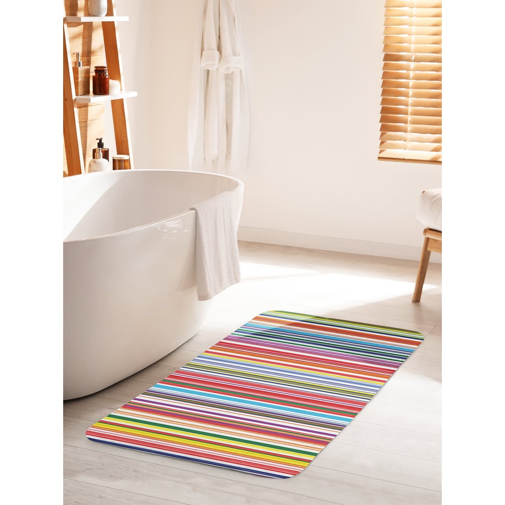 Изображение товара Коврик для ванной комнаты и туалета противоскользящий JOYARTY 60x100 см яркий