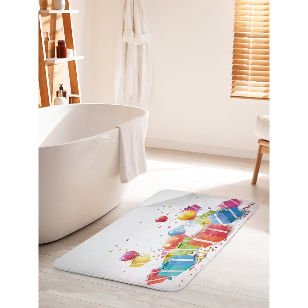 Изображение товара Противоскользящий коврик для ванной комнаты 60х100 см JOYARTY