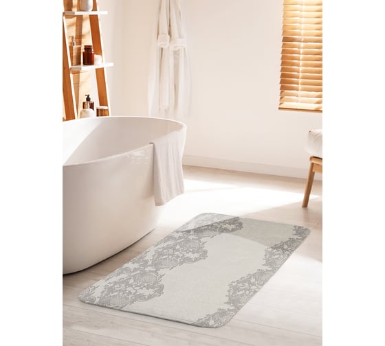 Изображение товара Коврик для ванной комнаты и туалета противоскользящий JOYARTY "Роскошь узора" 60х100 см bath_35263_60x100